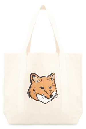 Fox Head Canvas tote bag-1